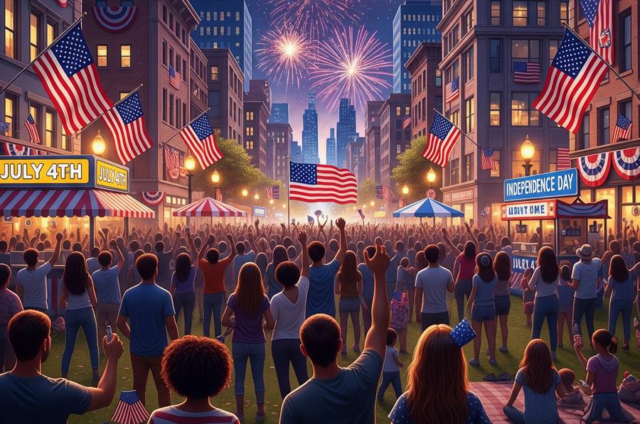 -- Estados Unidos celebra el 4 de julio
