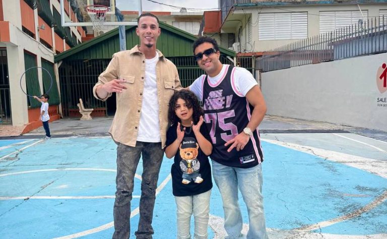 Miguelito junto a Mathew Farrait y Jay Flow