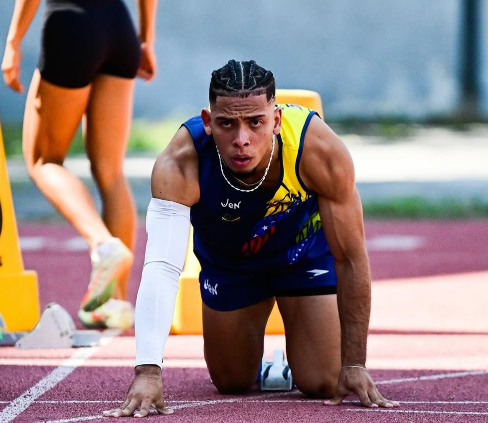 Bryant Álamo abre el medallero venezolano en Bolivia con plata en 60 metros